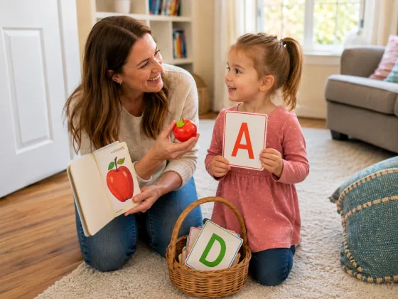 Step 4 of Alphabet Hunt Around the House