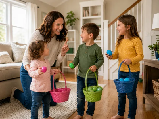 Step 1 of An Egg Hunt That Works for Every Age
