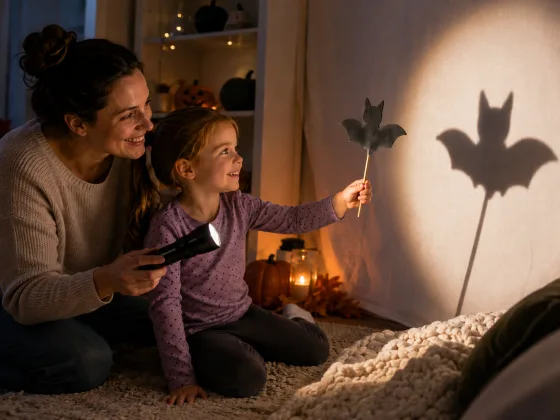 Step 5 of Spooky Shadow Puppets