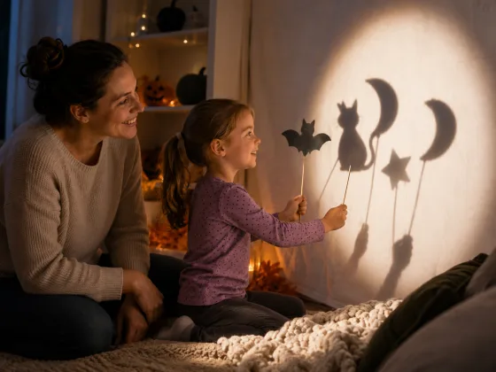 Step 8 of Spooky Shadow Puppets