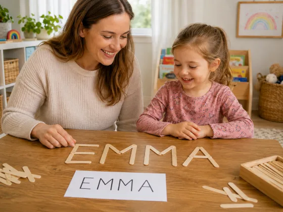 Step 6 of Building Your Name Out of Sticks