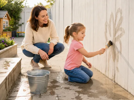Step 4 of Painting With Water