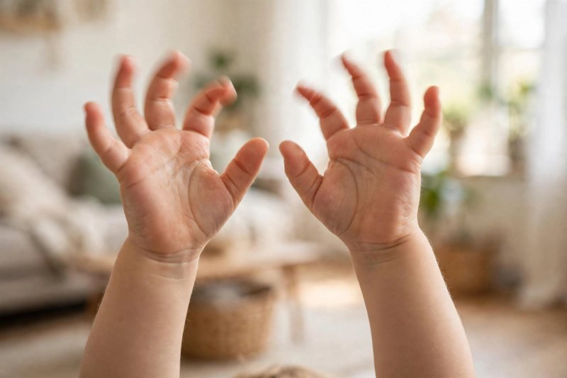 Little fingers wiggling upward like the spider climbing the spout